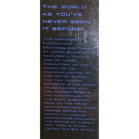 New York Panoramic BGI Buffalo Games 2000 World Trade Cent 750 Jigsaw Puzzle NIB - Picture 8 of 10